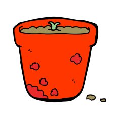 Cartoon Flower Pot N12