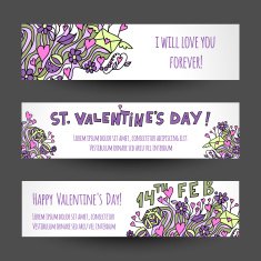 Love banners design