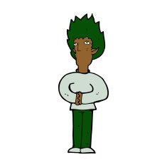 cartoon vampire man N80