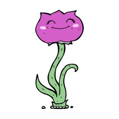 cartoon flower N331