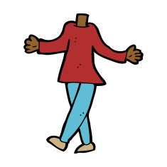 cartoon female body (add photos or mix and match cartoons) N166