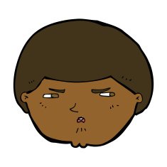 cartoon annoyed man N58