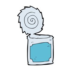 cartoon open tin can N7