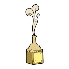 Cartoon Whiskey Bottle N14
