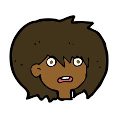 cartoon shocked expression N10