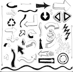 Doodle arrows N14