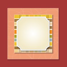 Cool template frame design for greeting card N56