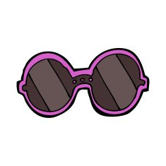 Cartoon Sunglasses N42