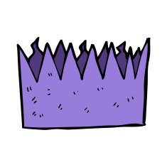cartoon paper crown N18