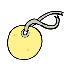 cartoon luggage tag N30