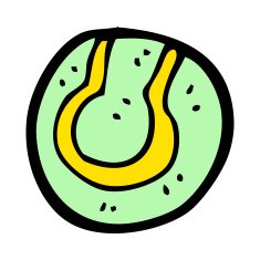 Cartoon Tennis Ball N24