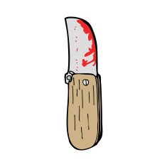 cartoon folding knife N24