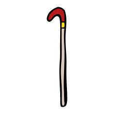 Cartoon Walking Stick N12
