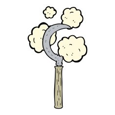 cartoon sickle N12