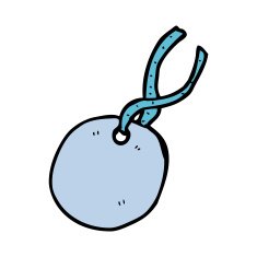 cartoon gift tag N14