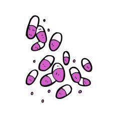 cartoon medical pills N12