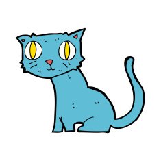 Cartoon Cat N212