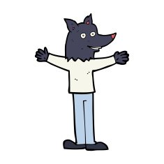 Cartoon Werewolf N26