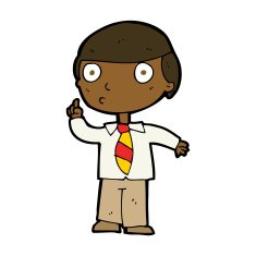 Cartoon School Boy N21