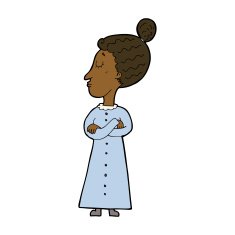 cartoon strict victorian teacher N7