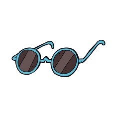 Cartoon Sunglasses N44