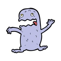 cartoon funny frog N14