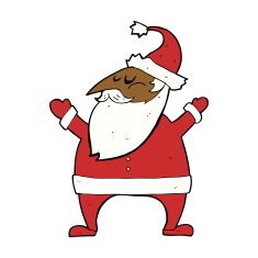 Cartoon Santa Claus N287