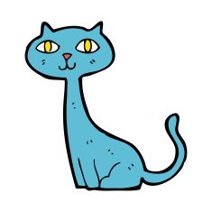 Cartoon Cat N213