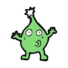 funny cartoon creature N3