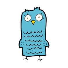 Cartoon Bird N292
