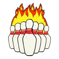 cartoon flaming skittles N4