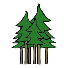 cartoon tree symbol N8