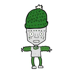 cartoon robot wearing hat N4
