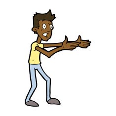 cartoon man desperately explaining N7