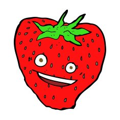 Cartoon Strawberry N55