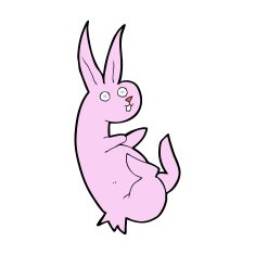 cue cartoon rabbit N8