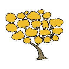 Cartoon Tree N158