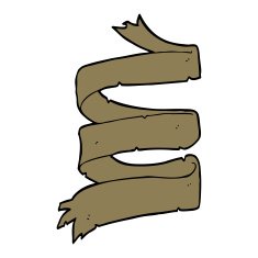 cartoon old scroll N5