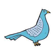 Cartoon Bird N294