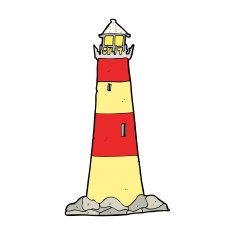 cartoon light house N8
