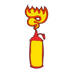 cartoon hot sauce N16