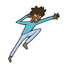 cartoon jumping man N7