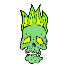 Cartoon Skull N62