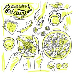 Restaurant menu N34