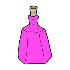 Cartoon Potion Bottle N13