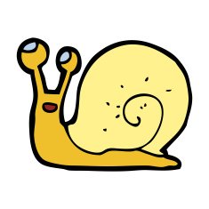 Cartoon Snail N89