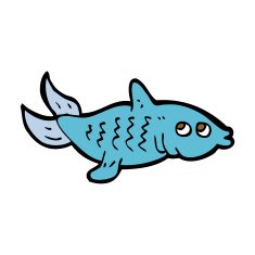 Cartoon Fish N146