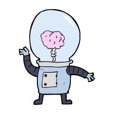 cartoon robot cyborg N7