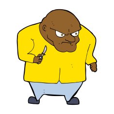 cartoon evil man N7
