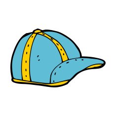cartoon old school cap N7